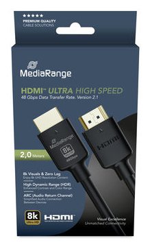 Cable Mediarange Mrcs220  Hdmi 2 M Hdmi Tipo A (Estándar) Negro