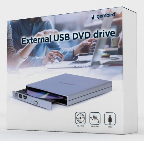 EAN 8716309136136 - Gembird DVD-USB-021-SV unidad de disco óptico Interno DVD±RW Plata imagen 5