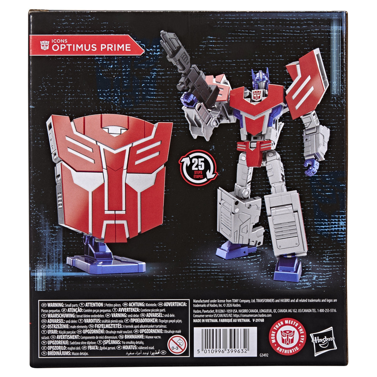 Figura Hasbro Transformers Icons Autobot Optimus Prime