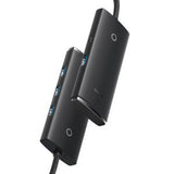 EAN 6932172606220 - Baseus WKQX030201 hub de interfaz USB 3.2 Gen 1 (3.1 Gen 1) Type-A Negro imagen 2