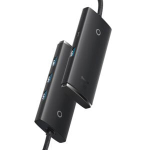 EAN 6932172606220 - Baseus WKQX030201 hub de interfaz USB 3.2 Gen 1 (3.1 Gen 1) Type-A Negro imagen 2