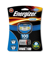 Energizer Headlight Vision 100 Lumens + 3 Batterie Aaa