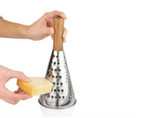 Rallador Inox/Acacia Ø10,5x24cm Cc68027 Andrea House