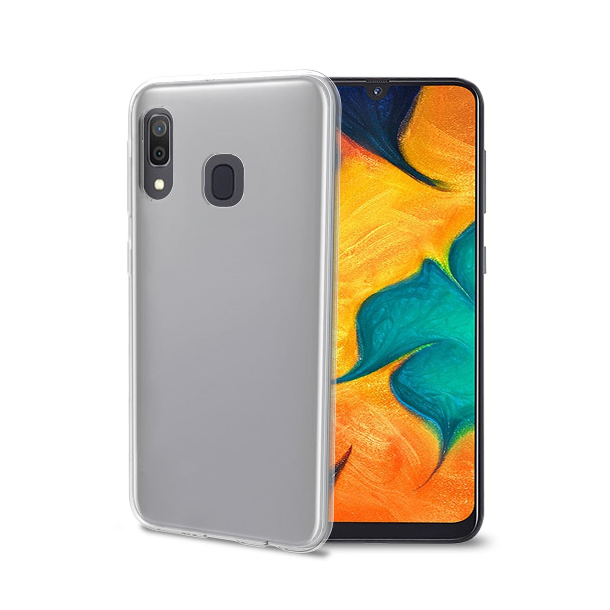 Celly Carcasa Gelskin Para Samsung Galaxy A30, Transparente