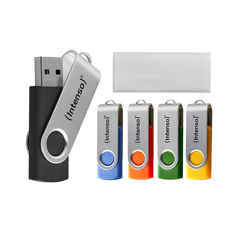 Intenso Office Line        256gb Usb Stick 3.2  Multipack X5 Bunt