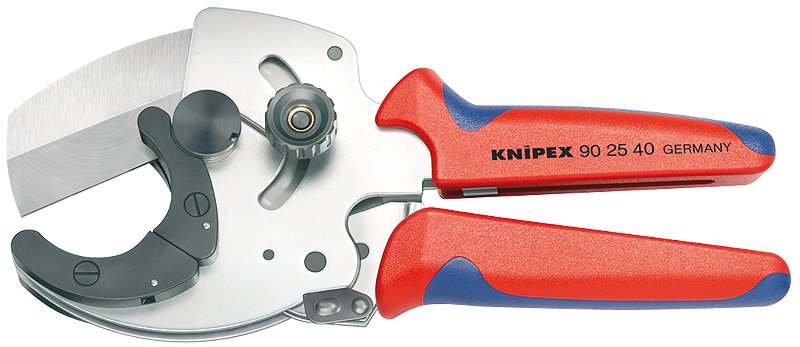 Knipex 90 25 40, Corta Tubos Rojo/Azul