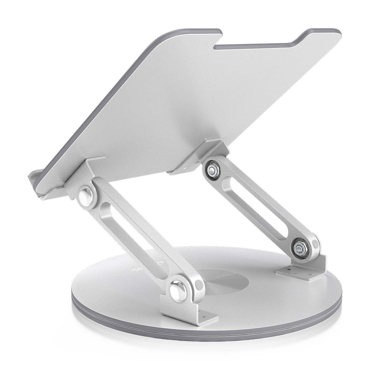 Aisens Soporte De Sobremesa Giratorio Ajustable Para Portatil / Tablet 7-13, Plata