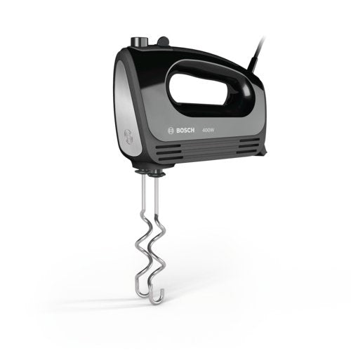 Batidora De Mano Bosch Mfq2420b Clevermixx, 400 W, 4 Velocidades, Acero Inoxidable Cepillado Negro