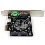 Tarjeta Startech Pexesat322i Pcie X1 Con 2 Puertos Esata