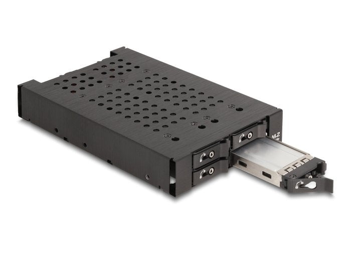 Delock 47072 Rack Móvil De 3.5" Para 4 X Ssd M.2 Nvme Con Conector Slim Sas Sff-8654 Delgado