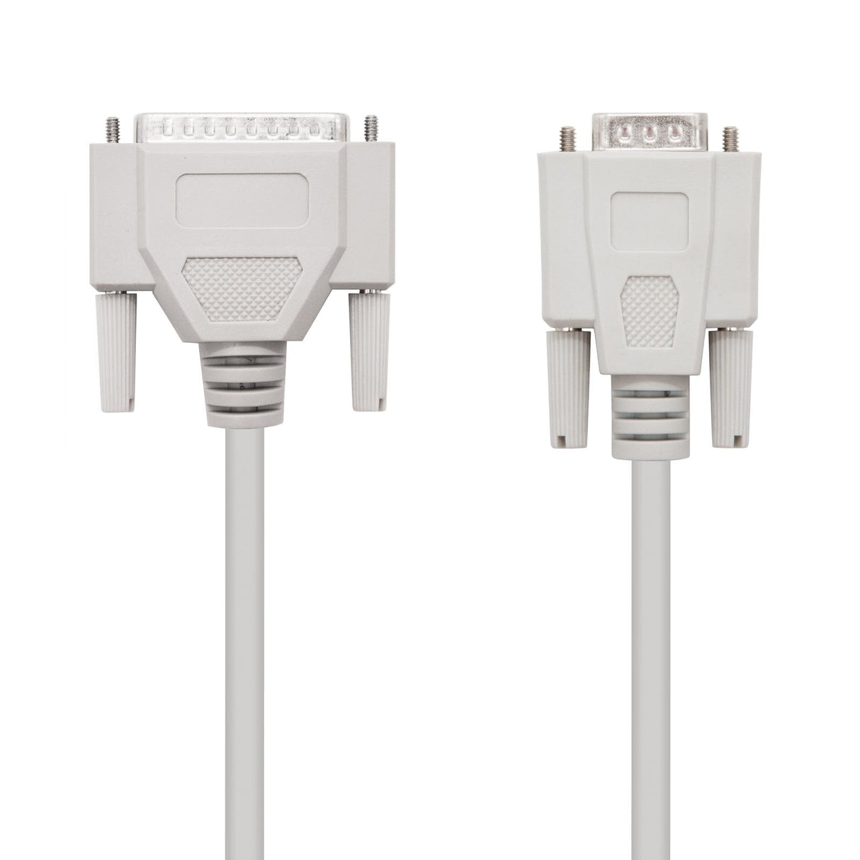 Nanocable Cable Serie Modem Db9 Hembra A Db25 Macho 1.80m - Beige