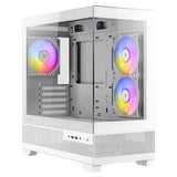 Caja Minitorre Microatx Cx500m Rgb Blanco Antec Int:2x3.5,1x2.5/ 2xusb3.0, 1xusb3.2 Tipo C/ Audio In/Out/ Panel De Cristal Templado