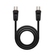 EAN 8433281001541 - Nanocable 10.26.0202 cable coaxial 3C-2V 1,8 m 9,5 mm Negro imagen 1