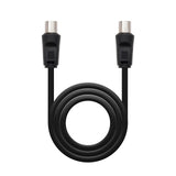 EAN 8433281001541 - Nanocable 10.26.0202 cable coaxial 3C-2V 1,8 m 9,5 mm Negro imagen 1