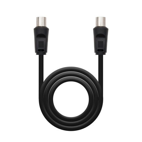EAN 8433281001541 - Nanocable 10.26.0202 cable coaxial 3C-2V 1,8 m 9,5 mm Negro imagen 1