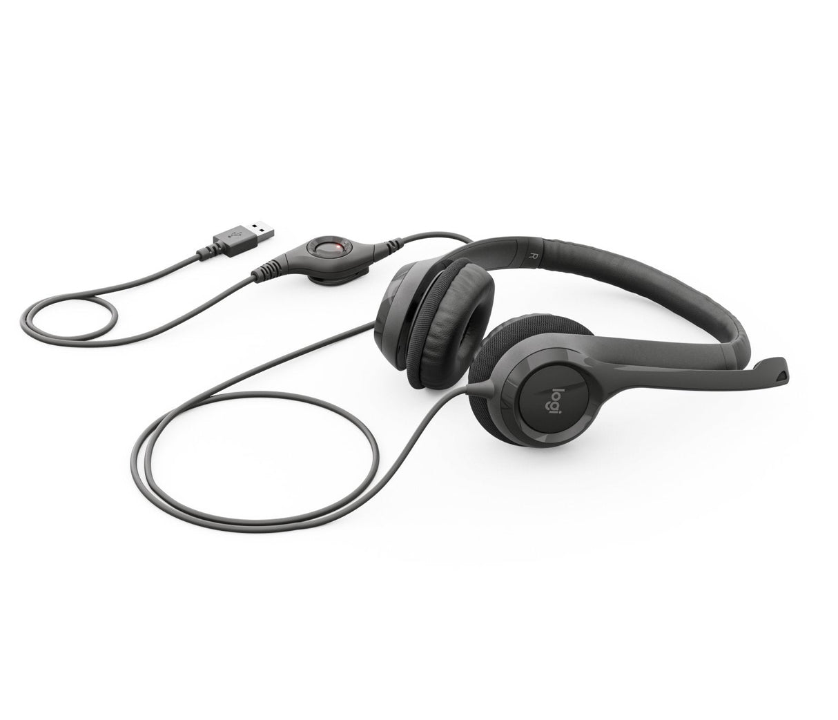 Logitech Auricular Con Micro H390 Usb Negro 981-000406