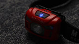 Linterna Montis Bateryjna Latarka Naglowna Z Sensorem Mt002 Rojo, Negro Con Diadema Led