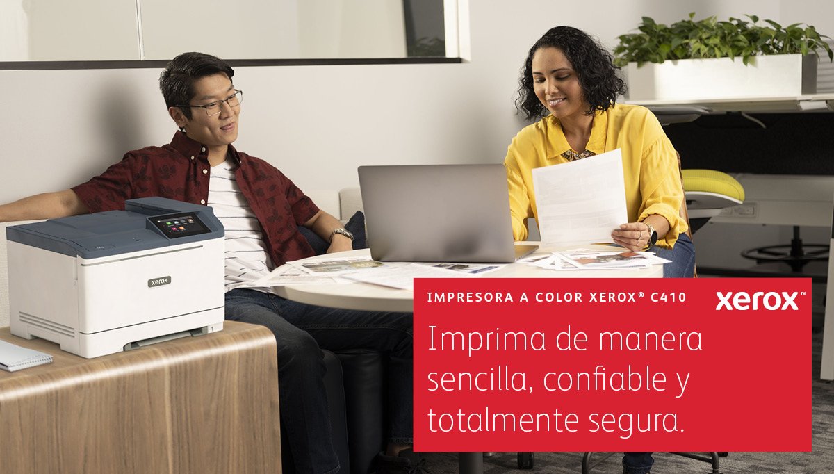 Xerox C410 A4 40 Ppm Impresora A Doble Cara Ps3 Pcl5e/6 2 Bandejas 251 Hojas