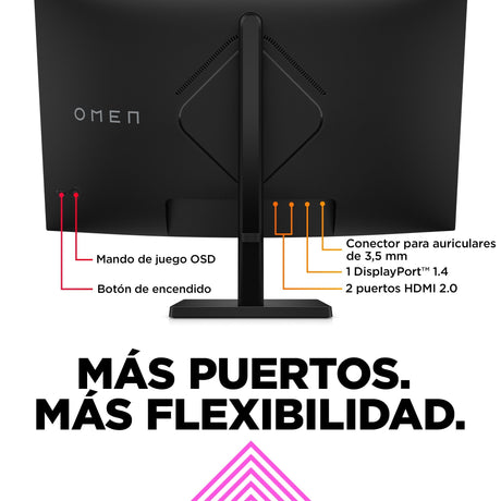 EAN 0197029618542 - OMEN by HP 31.5 inch QHD 165Hz Curved Gaming Monitor - OMEN 32c pantalla para PC 80 cm (31.5") 2560 x 144 imagen 8