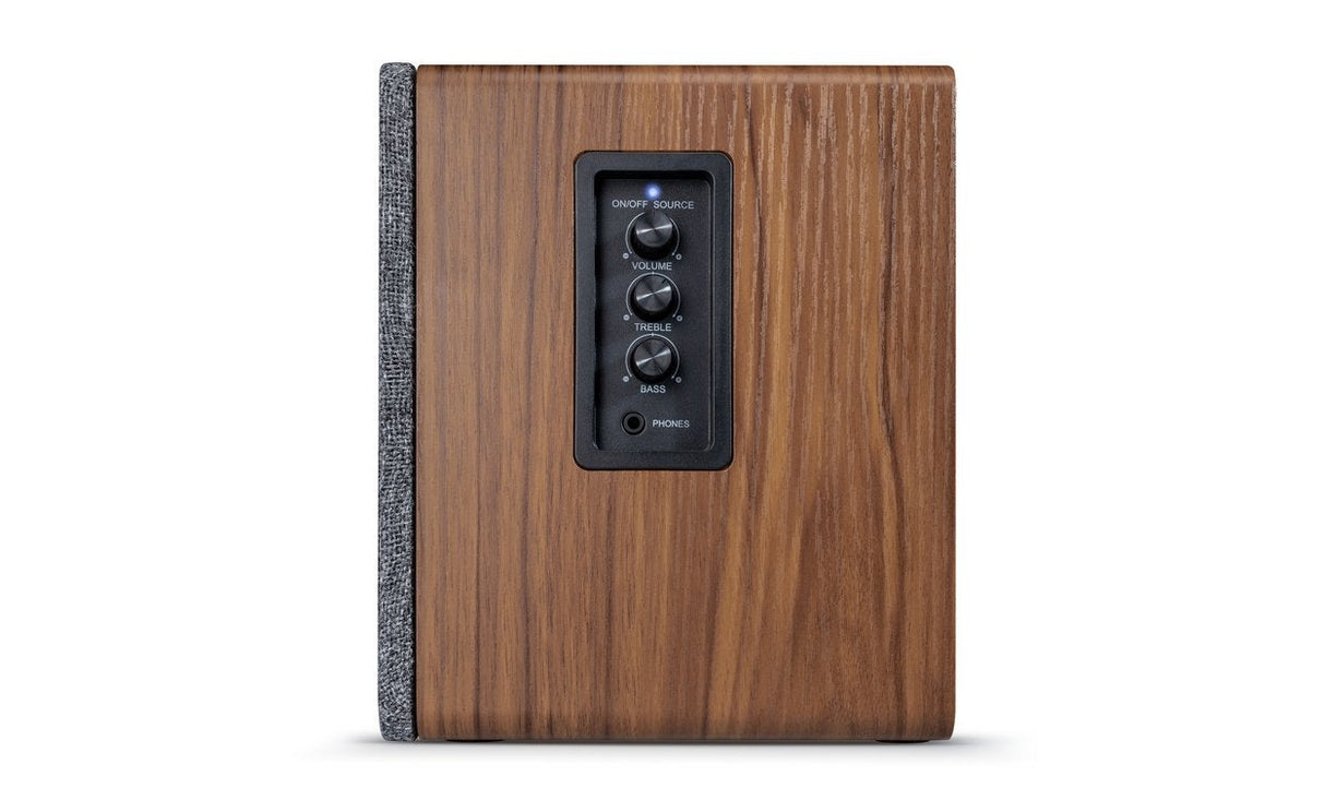 Wavemaster Base Altavoz De 2 Vías Gris, Madera Inalámbrico Y Alámbrico 30 W