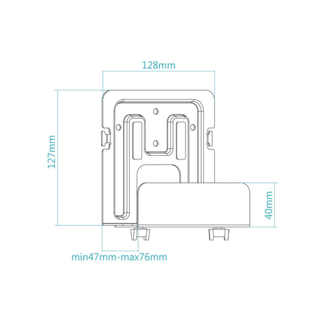 EAN 8433281012318 - TooQ TQMPM4776 soporte de CPU Soporte de CPU para instalación en pared Negro imagen 7