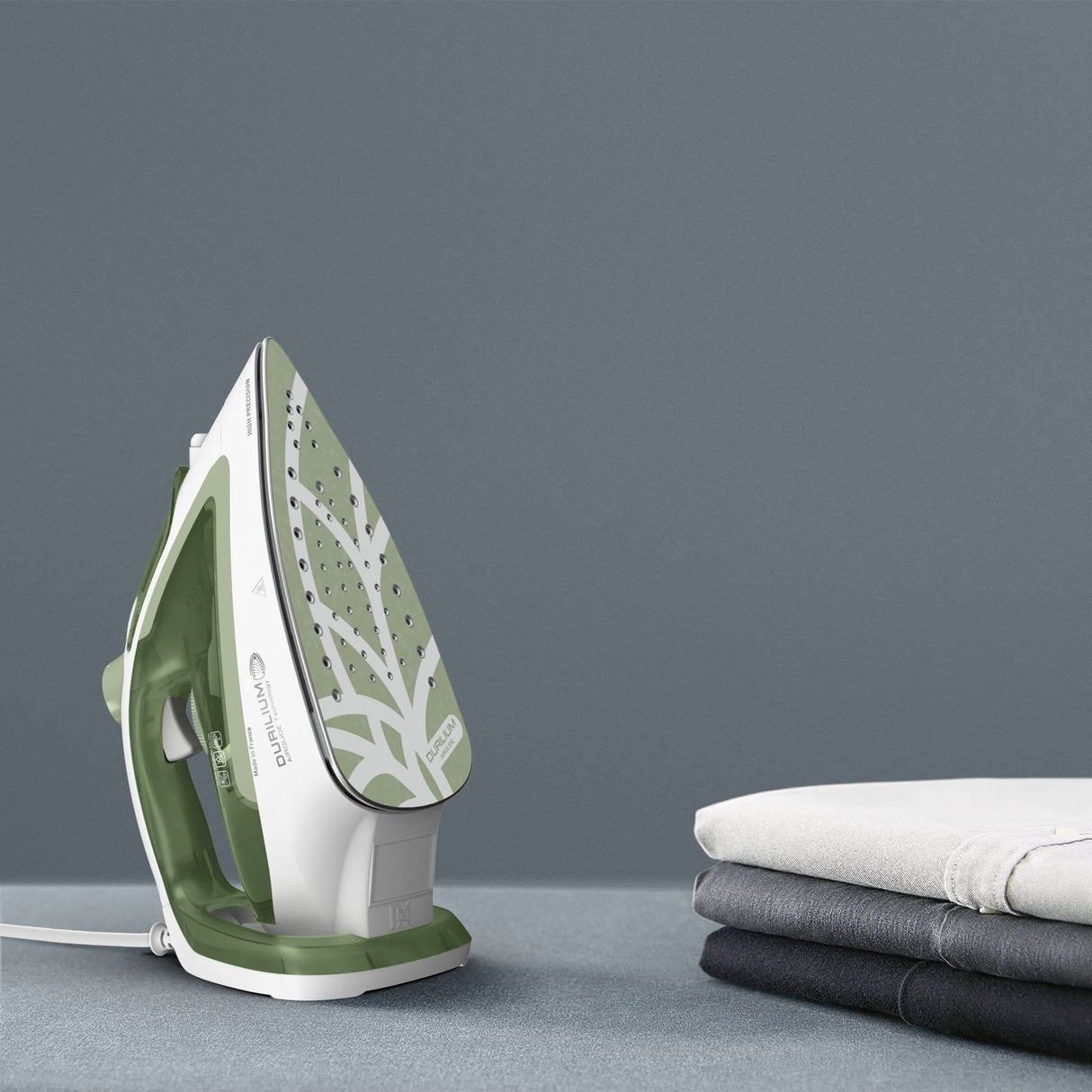 Tefal Easygliss Eco Fv5781e1 Plancha Vapor-Seco Durilium Airglide Soleplate 2800 W Blanco, Verde