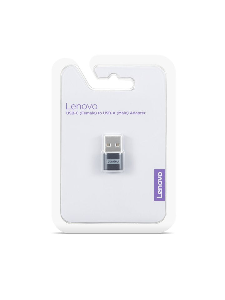 EAN 195890370071 - Lenovo 4X91C99226 cambiador de género para cable USB-C USB-A Negro imagen 5