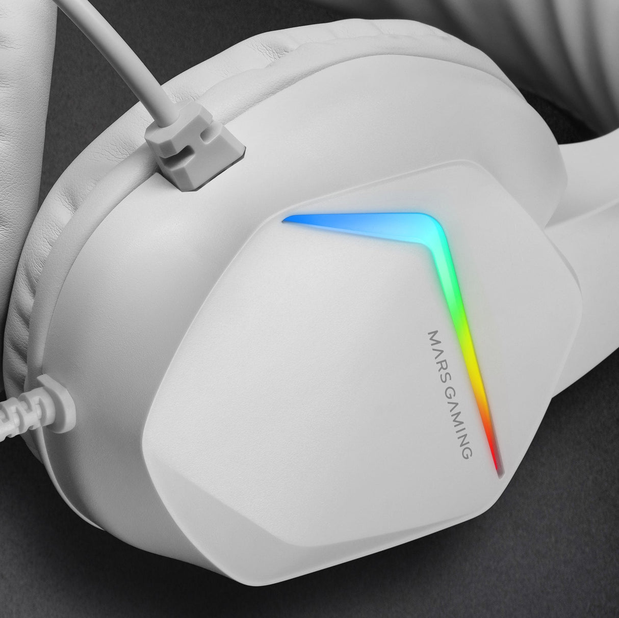 Auriculares Gaming Con Micrófono Mars Gaming Mh122 Jack 3.5 Blancos
