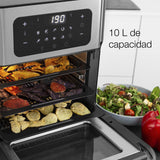 EAN 8713016091451 - Princess 182065 Sencillo 10 L Independiente 1500 W Freidora de aire caliente Plata imagen 59