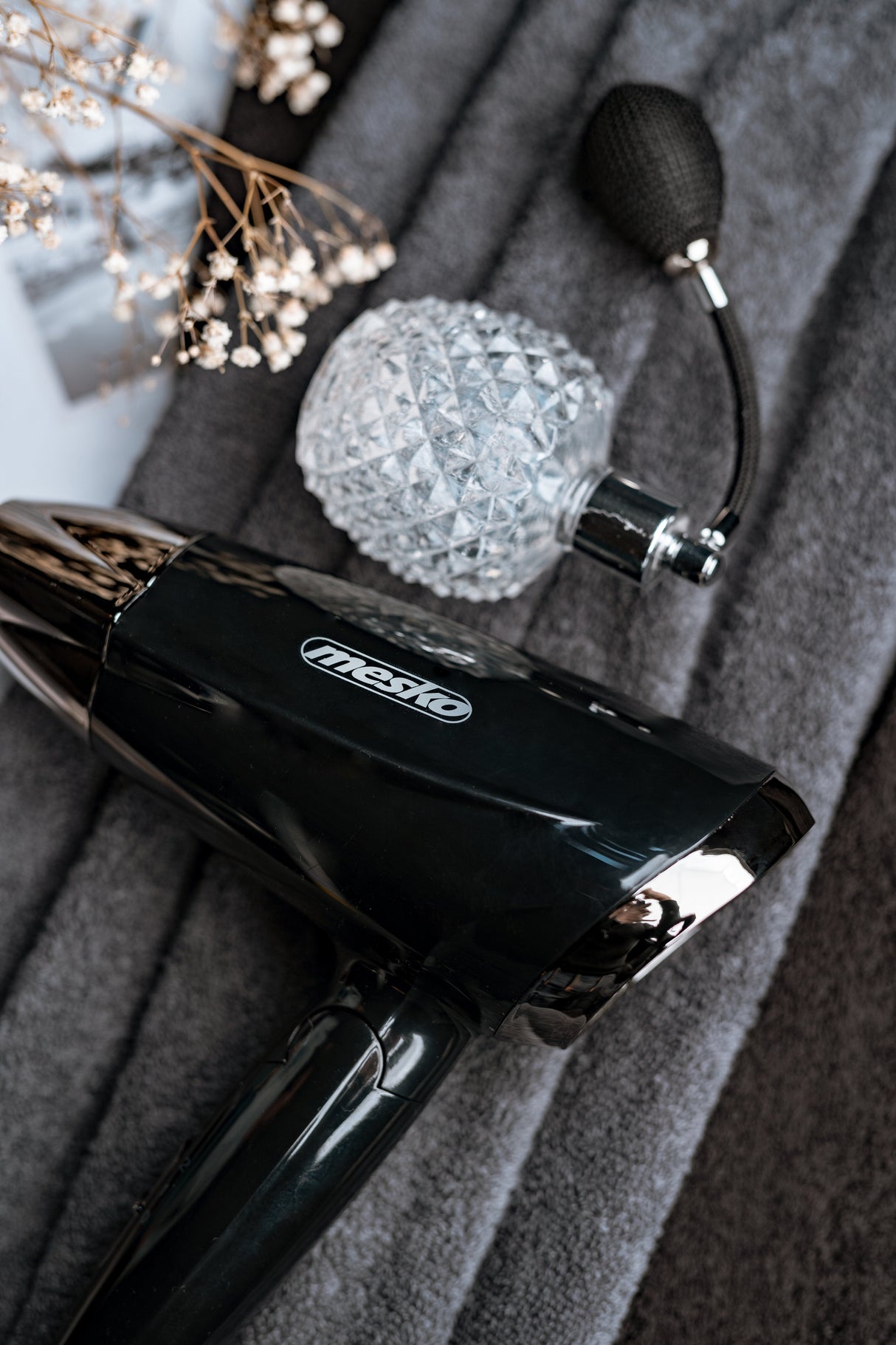 Secador De Pelo Mesko Ms 2262 1000 W, Nãºmero De Ajustes De Temperatura 2, Negro/Blanco