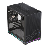 Caja Pc  Micro-Atx Semitorre Einarex Pm300 Core C-Templado Negra Excs-Pm-300c-B
