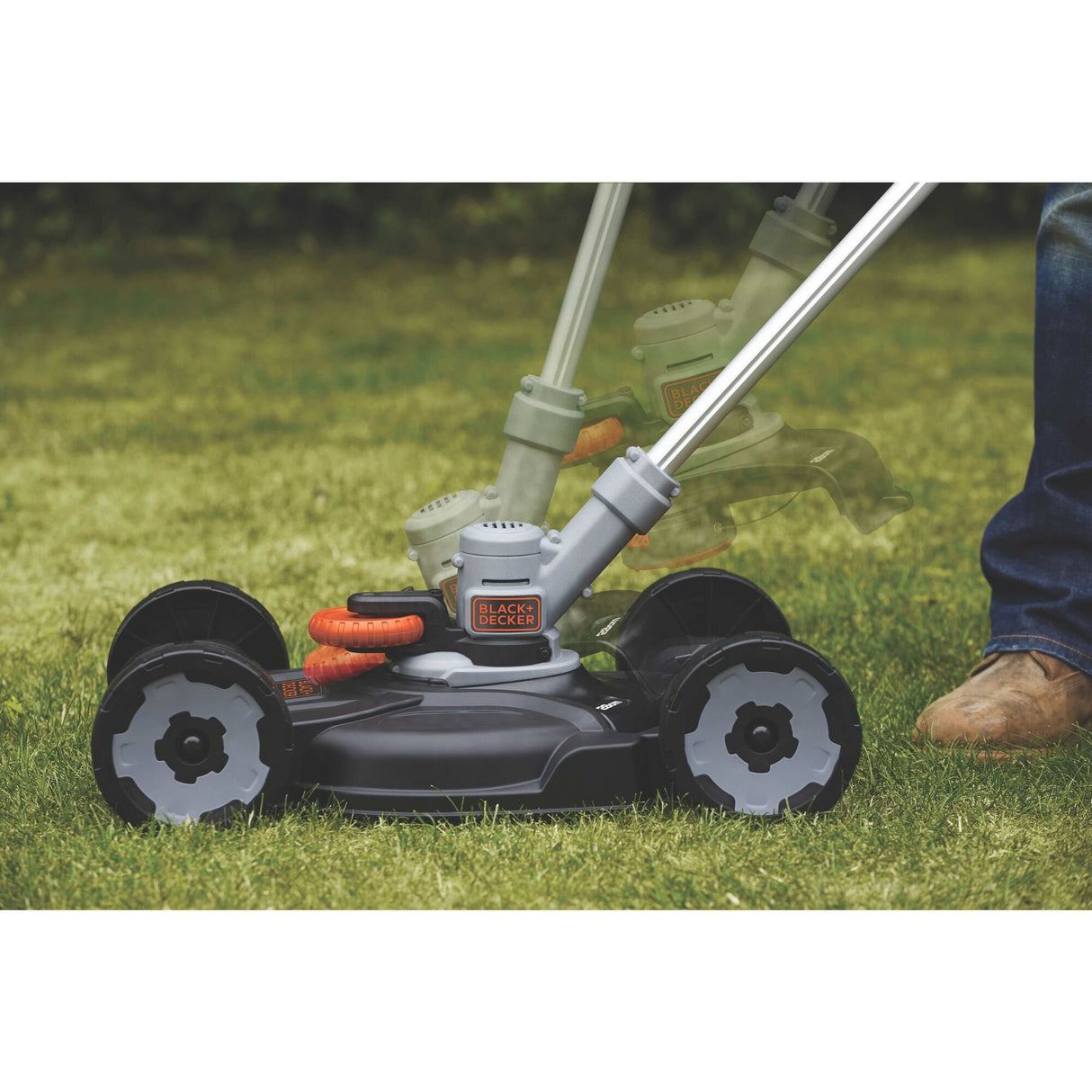 EAN 5035048459027 - Black & Decker STC1820CM-QW desbrozadora/bordeadora Batería Negro, Naranja, Plata imagen 7