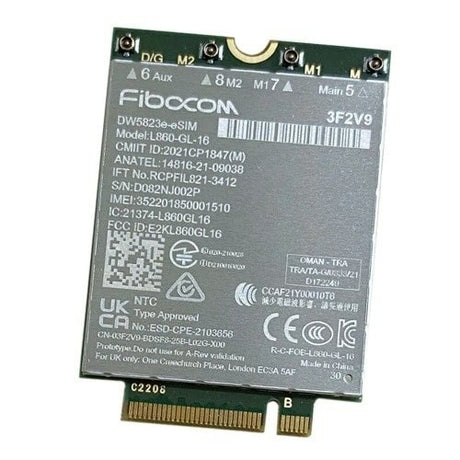 EAN 5397184923481 - DELL DW5823E Interno WWAN 1000 Mbit/s imagen 1