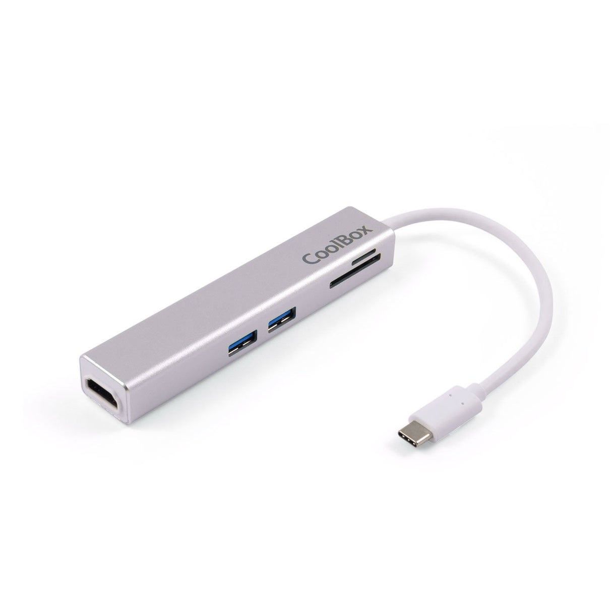 Minidock Coolbox Minidock Usb-C Lite 5 En 1 Hdmi , 2x Usb3.0 Usb-A, Micro Sd, Sd,