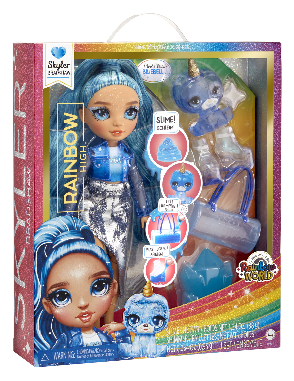 Muñeca Skyler Rainbow World Rainbow High 25cm