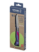 Opinel Navaja Outdoor Junior Azul Nº07 Con Silbato Hasta 100 Db, Hoja De 7,5 Cm Robusta, Punta Ligeramente Redondeada,