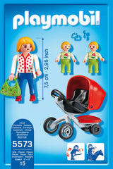Playmobil Mama Con Carrito De Gemelos