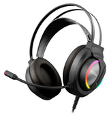 Auriculares Micro Krom Kappa Gaming Rgb 50mm/Rgb Led/ Microfono Flexible/Usb/Jack 3.5mm Nxkromkappa