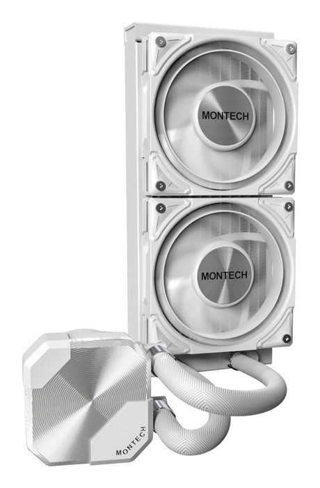 EAN 4710562744866 - Montech HyperFlow Silent 240 Procesador Sistema de refrigeración líquida todo en uno 12 cm Blanco 1 pieza imagen 4