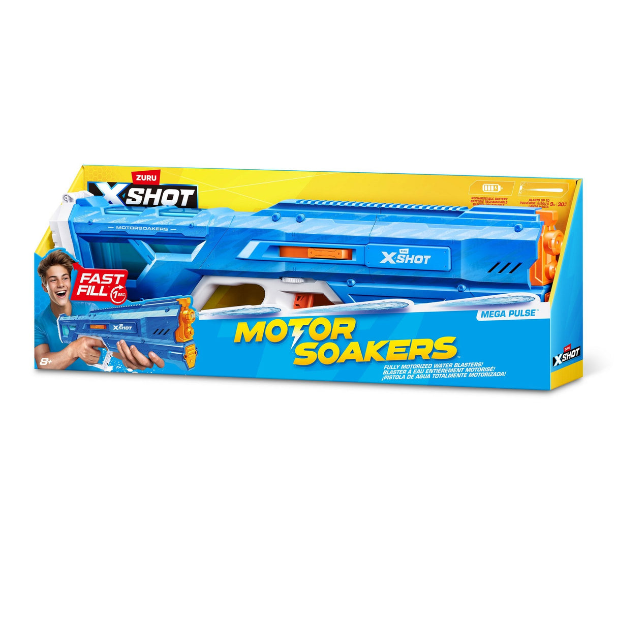 Zuru Xshot Water - Mega Pulse Motor Soacer, Waterblaster 118159