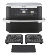 EAN 0622356270373 - Ninja AF500EU freidora Doble 10,4 L Independiente 2470 W Freidora de aire caliente Negro, Acero inoxidabl imagen 7