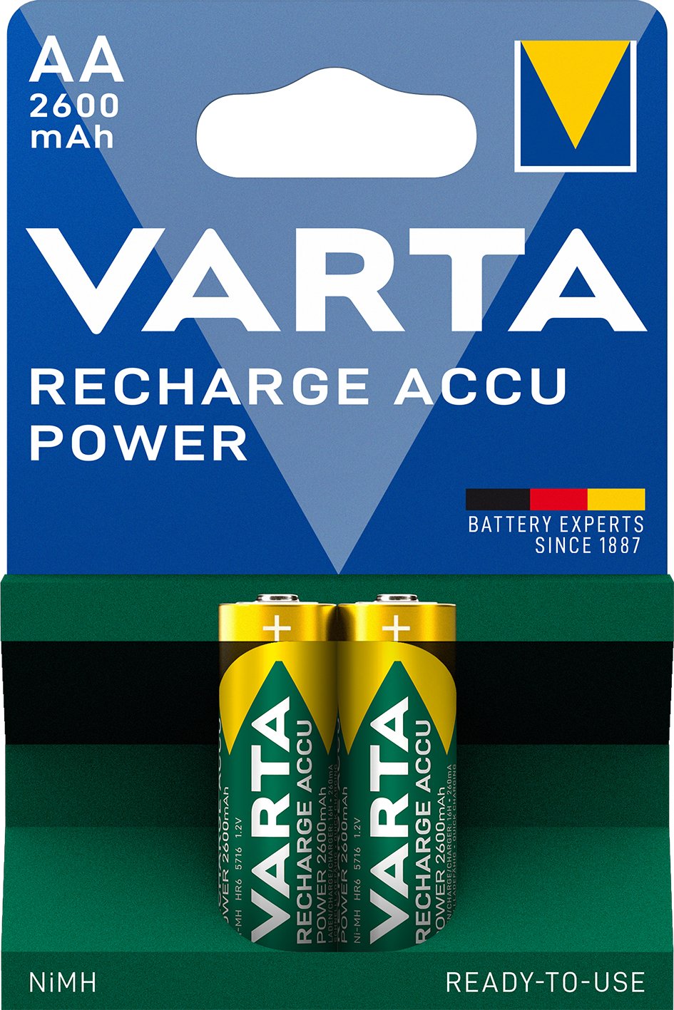 Varta Pilas Recargables Aa  Hr6  2600mah 2st