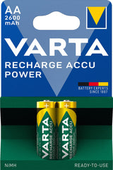 Varta Pilas Recargables Aa  Hr6  2600mah 2st