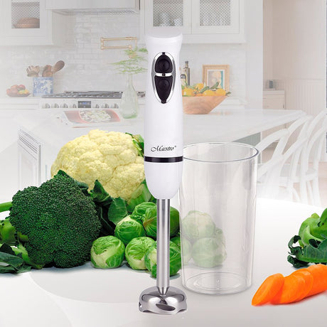 EAN 4820096554913 - Feel Maestro MR510 licuadora Batidora de vaso 300 W Negro, Blanco imagen 2