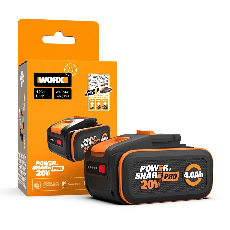 Battery Worx 20v Li 4.0ah Wa3644