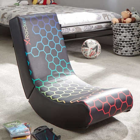 EAN 94338513028 - X Rocker Neo Hex Edition Silla gaming Asiento acolchado tapizado Negro imagen 1