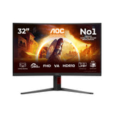 EAN 4038986113489 - AOC G4 C32G4Z pantalla para PC 80 cm (31.5") 1920 x 1080 Pixeles Full HD LCD Negro, Rojo imagen 1