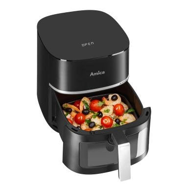 EAN 5906006951924 - Amica AFM 6020 Sencillo 7,2 L Independiente 1700 W Freidora de aire caliente Negro imagen 5