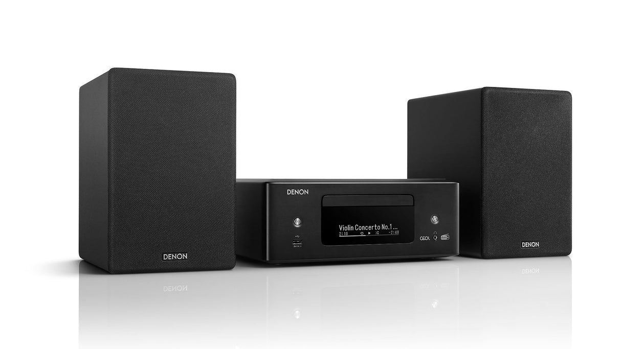 Denon Ceol N12dab Black Minicadena 2x65w Con Altavoces