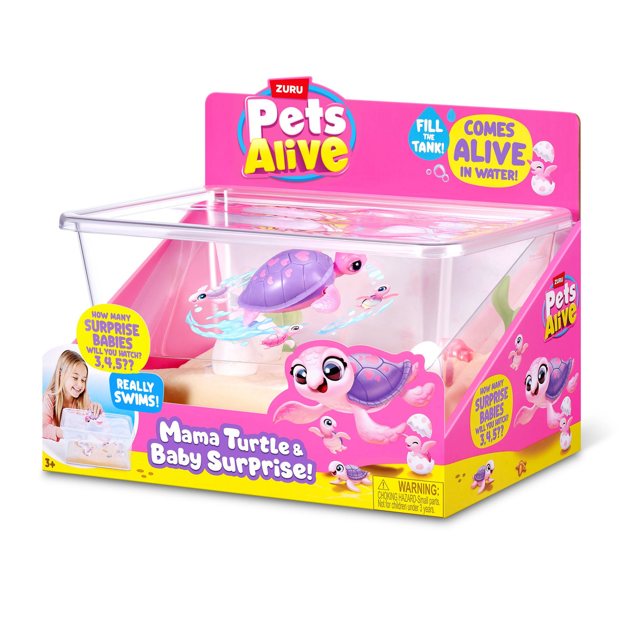 Zuru Pets Alive - Mama Turtle & Baby Surprise, Personaje 4894680041967.0